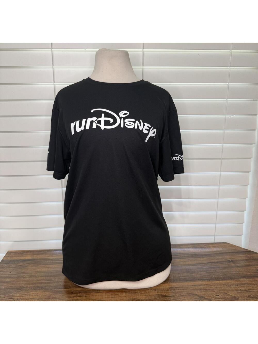 Brooks RunDisney Black Performance T-Shirt Size Small